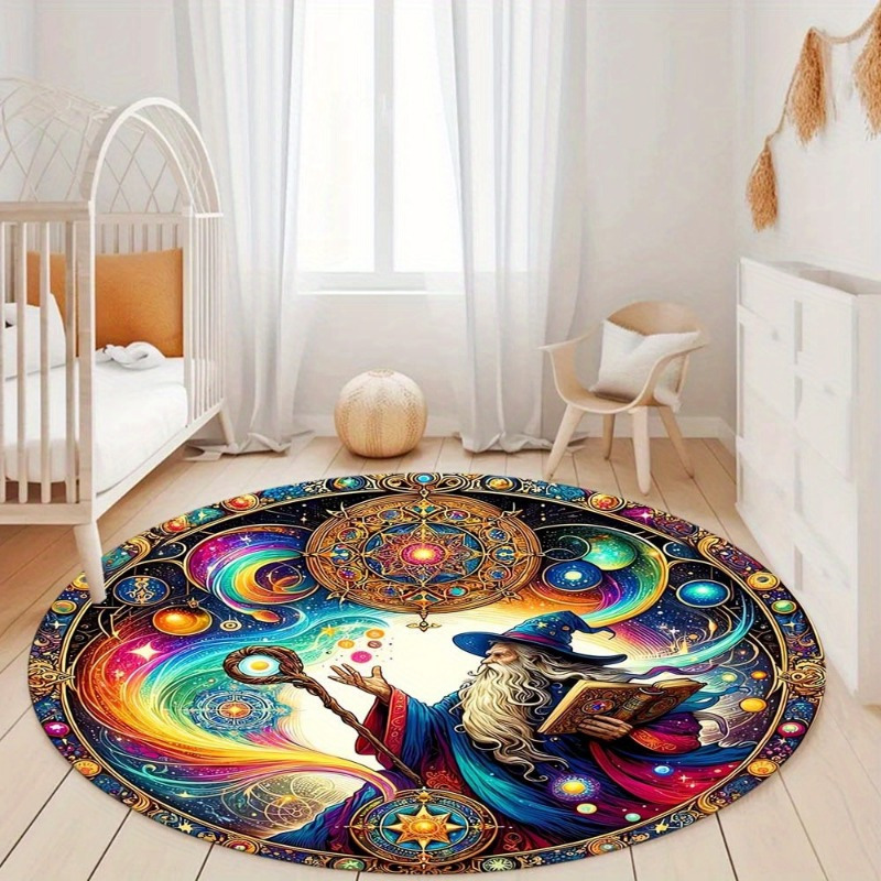 Wizard Fantasy Art Round Rug F - đánh giá và giá Home Bathroom Colors