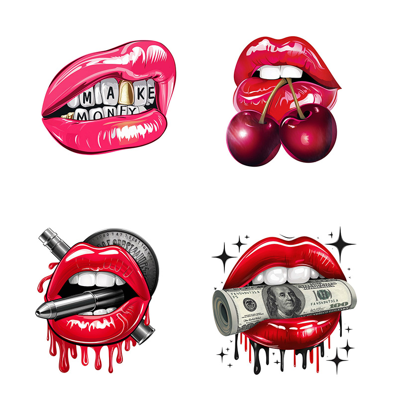 KT79# Wall Sticker Sexy Lips S - đánh giá và giá Home Bathroom Floor Tiles