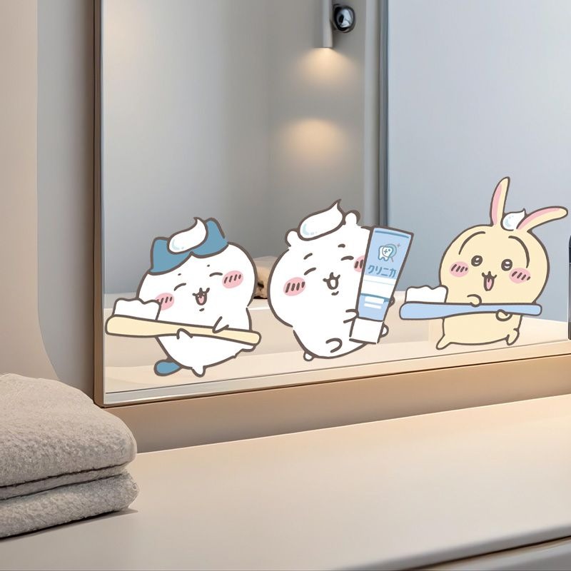 Hot Chiikawa Mirror Stickers S - đánh giá và giá Home Goods Bathroom Decor