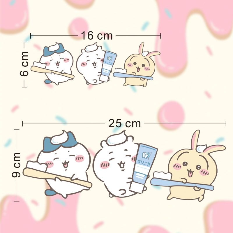 Hot Chiikawa Mirror Stickers S - đánh giá và giá Home Goods Bathroom Decor