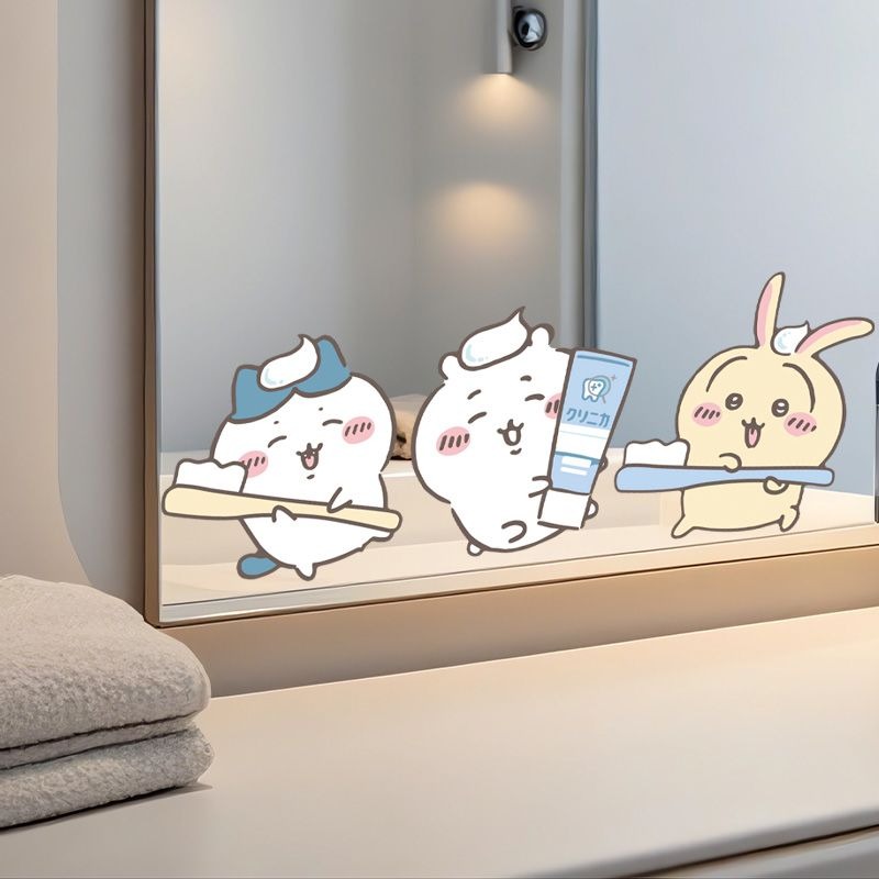 Hot Chiikawa Mirror Stickers S - đánh giá và giá Home Goods Bathroom Decor
