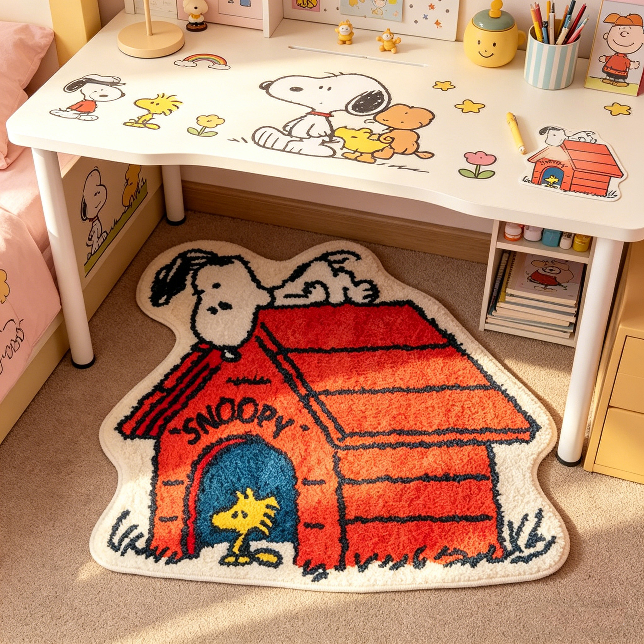 Cute Cartoon Snoopy House Shap - đánh giá và giá Home Goods Bathroom Decor