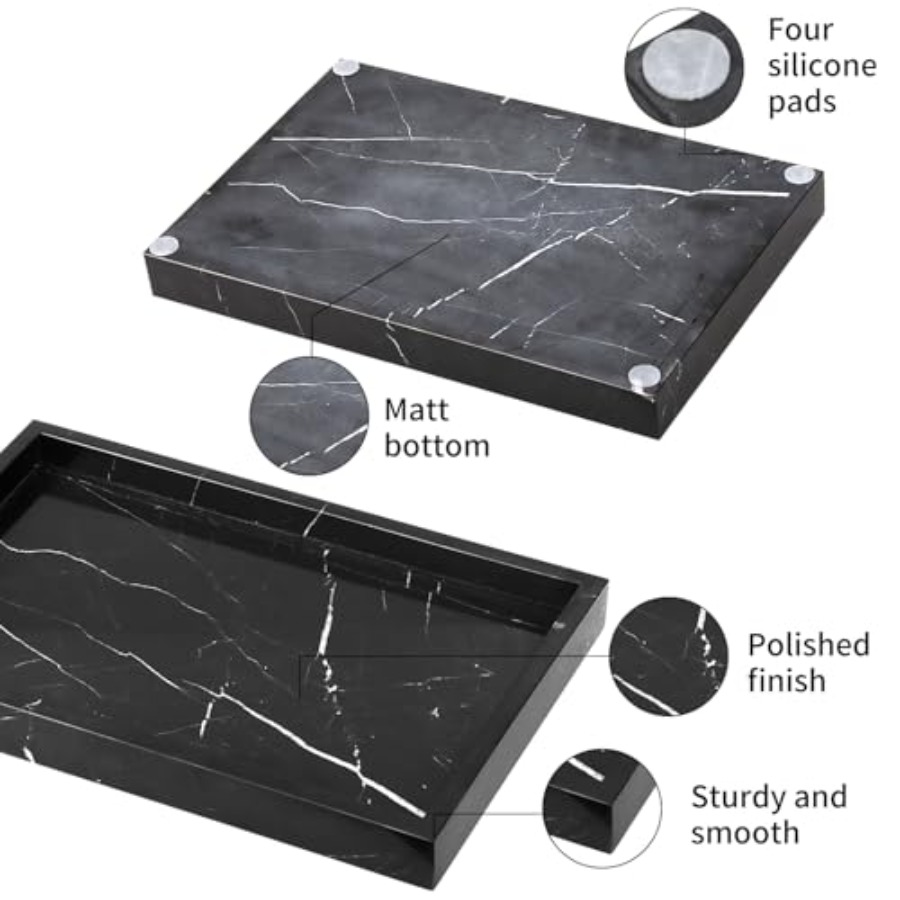 Marble Bathroom Vanity Tray, N - đánh giá và giá Home Bathroom