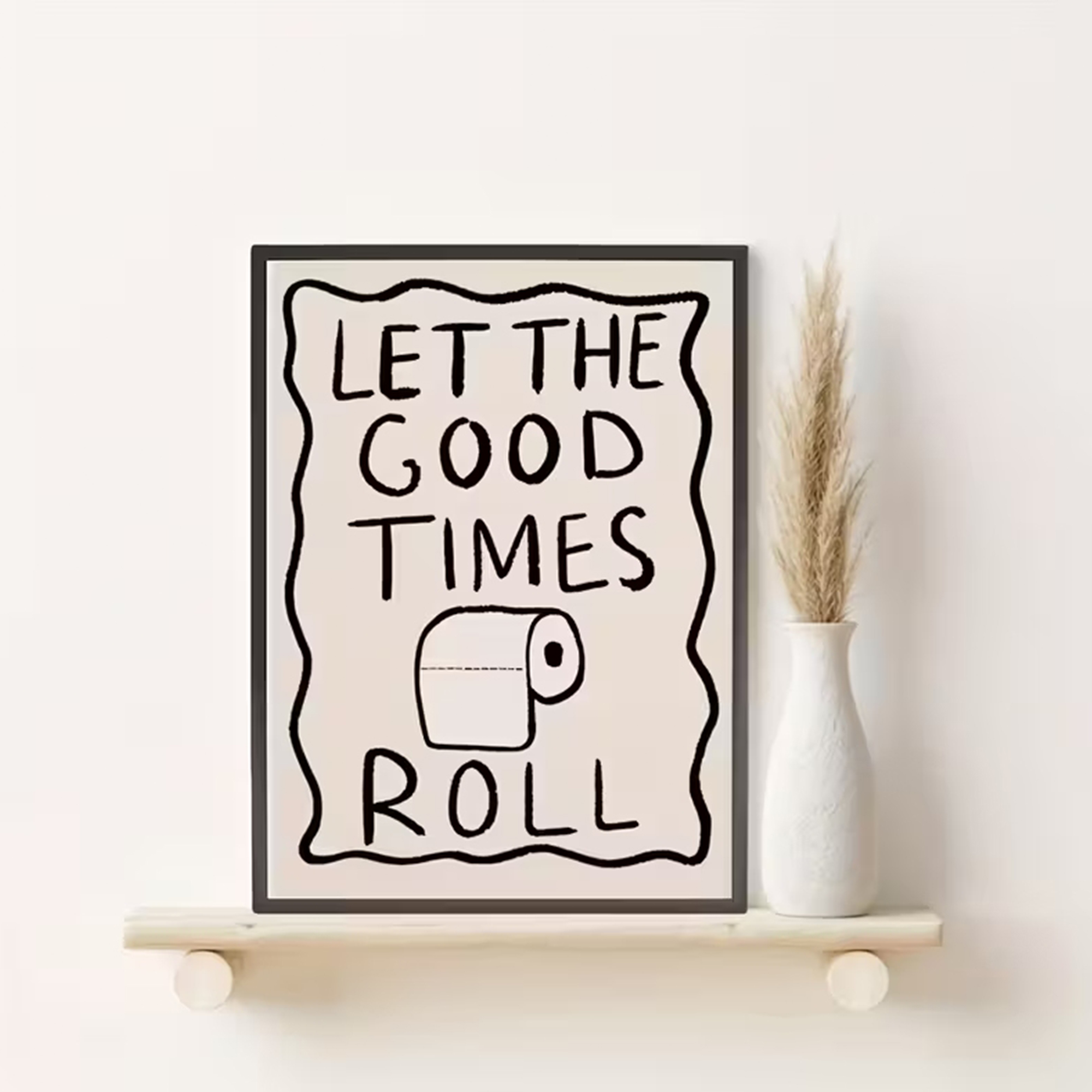Funny Toilet  Let The G00d Tim - đánh giá và giá Home Bathroom Wall Decor
