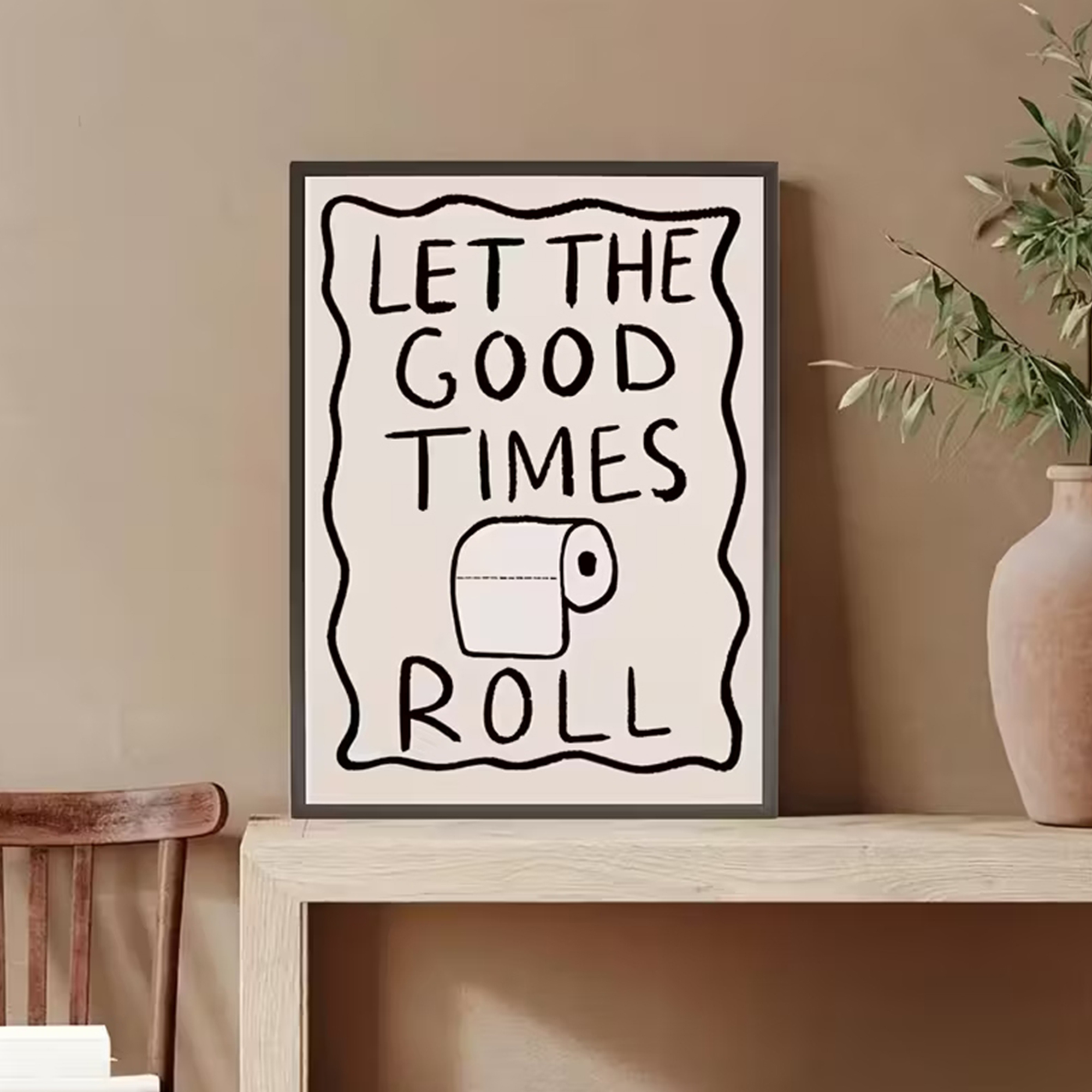 Funny Toilet  Let The G00d Tim - đánh giá và giá Home Bathroom Wall Decor