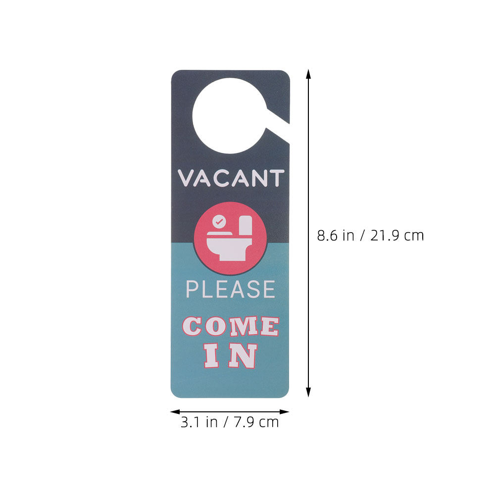 2Pcs Double-Sided Toilet Door  - đánh giá và giá Home Bathroom Occupied Sign
