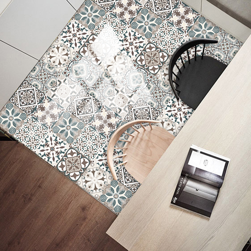 10pcs/set Grey Tile Pattern Ti - đánh giá và giá Home Bathroom Floor Tiles