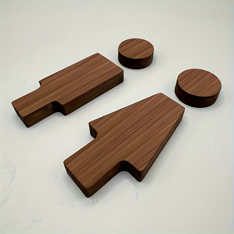 2PCS Wooden Bathroom Sign for  - đánh giá và giá Home Bathroom Door
