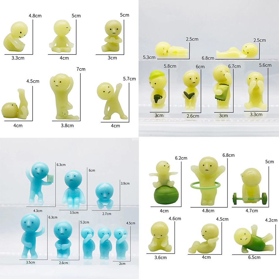 Glow In The Dark Mini Figure S - đánh giá và giá Home Goods Bathroom Sets