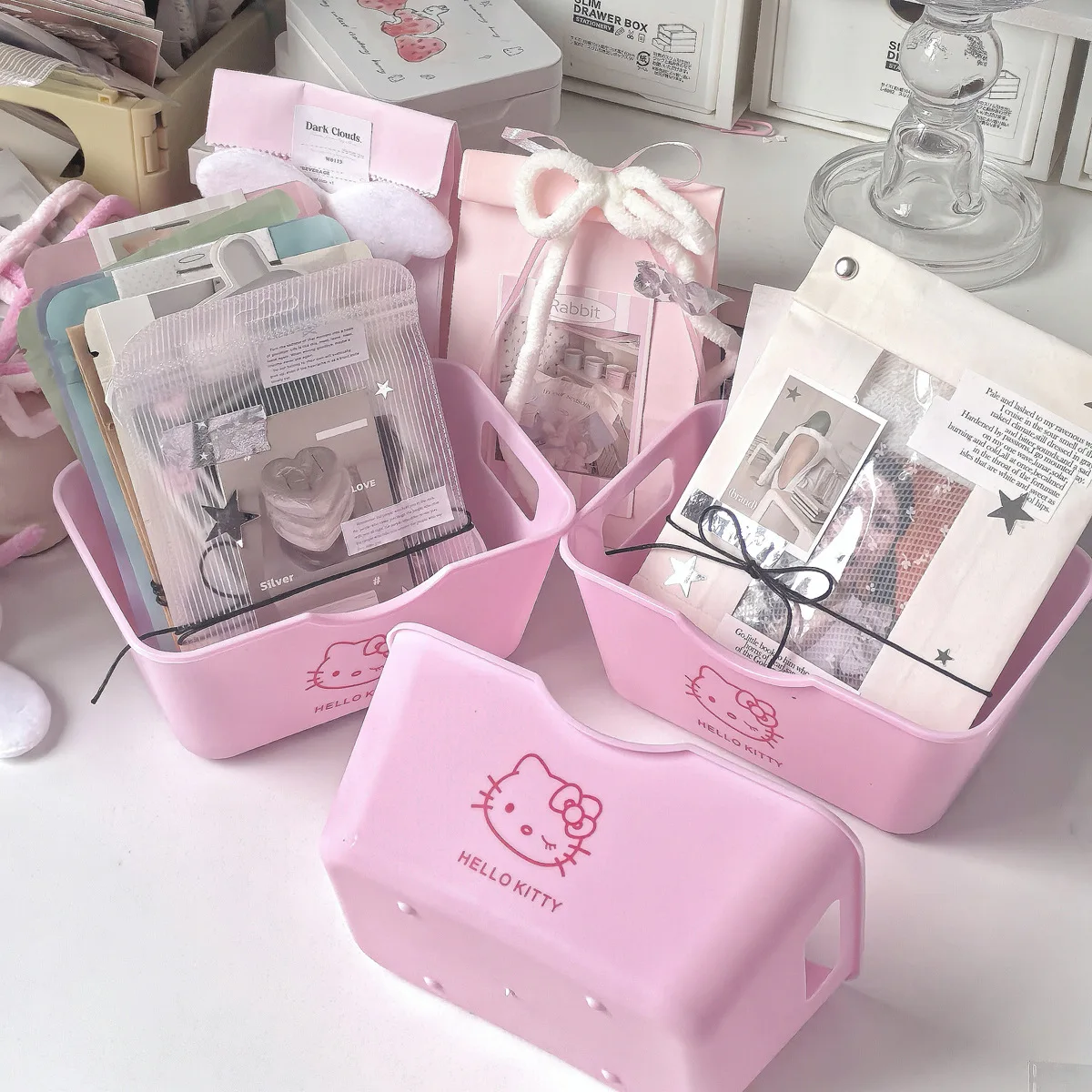 Hello Kitty 2/4Pcs Plastic Org - đánh giá và giá Home Goods Bathroom Sets
