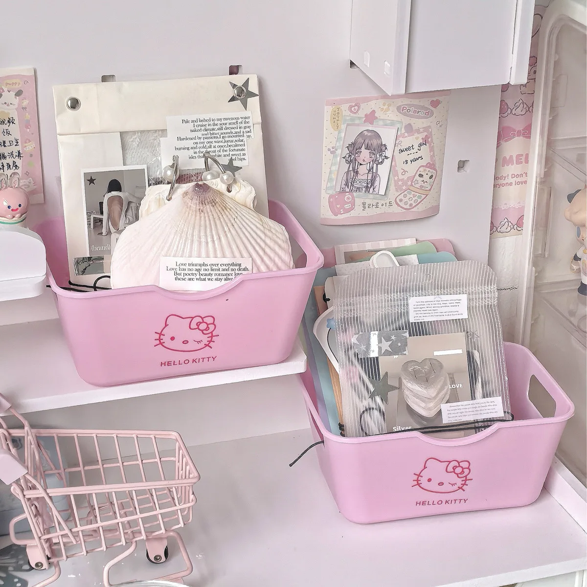 Hello Kitty 2/4Pcs Plastic Org - đánh giá và giá Home Goods Bathroom Sets