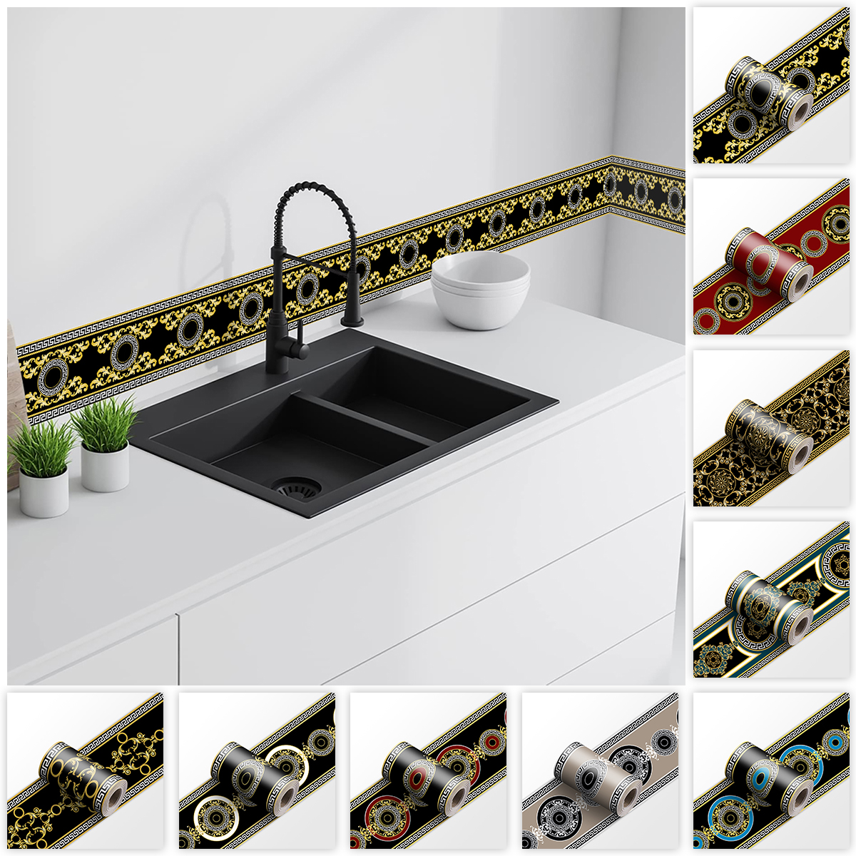Decorative Self Adhesive Skirt - đánh giá và giá Home Bathroom Floor Tiles