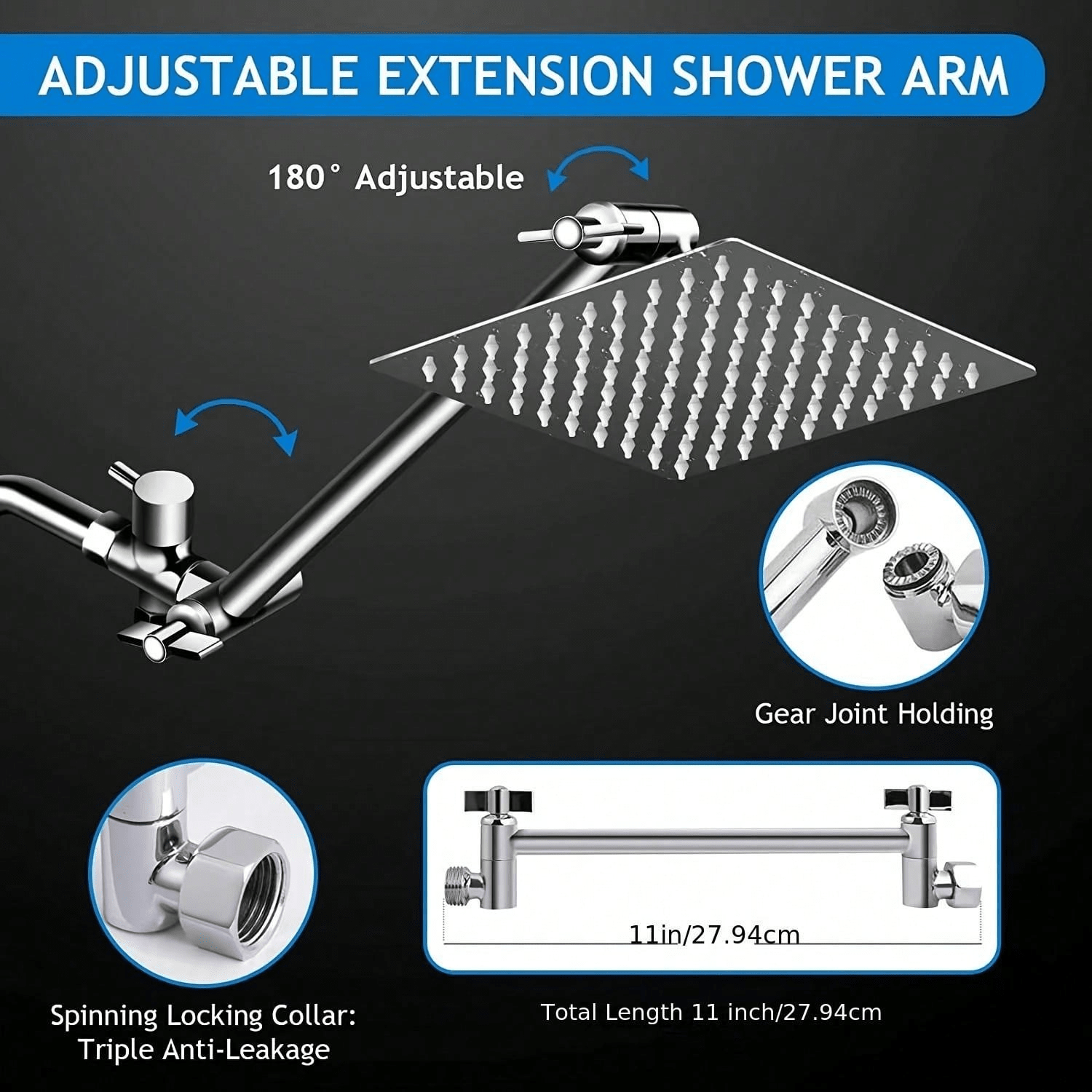 8-Inch High Pressure Rain Show - đánh giá và giá Home Bathroom