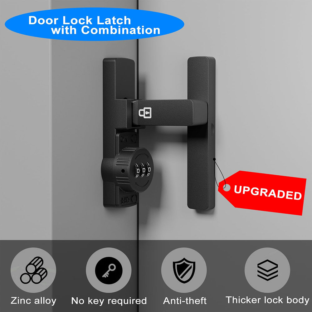 Security Barn Door Lock 3-Digi - đánh giá và giá Home Bathroom Door