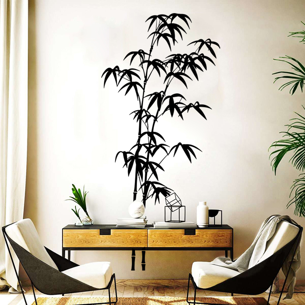 Large Bamboo Tree Wall Sticker - đánh giá và giá Home Bathroom Floor Tiles