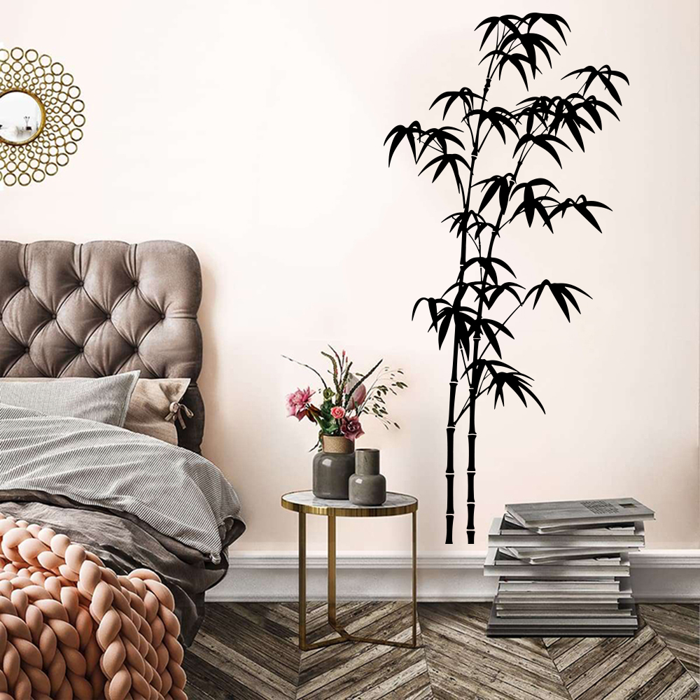 Large Bamboo Tree Wall Sticker - đánh giá và giá Home Bathroom Floor Tiles