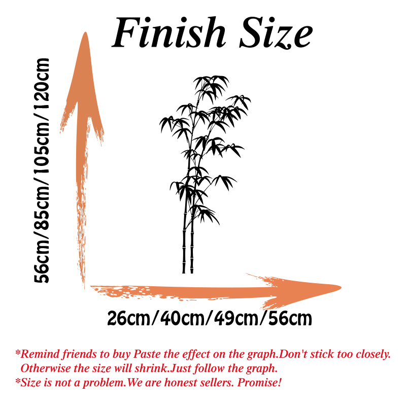 Large Bamboo Tree Wall Sticker - đánh giá và giá Home Bathroom Floor Tiles