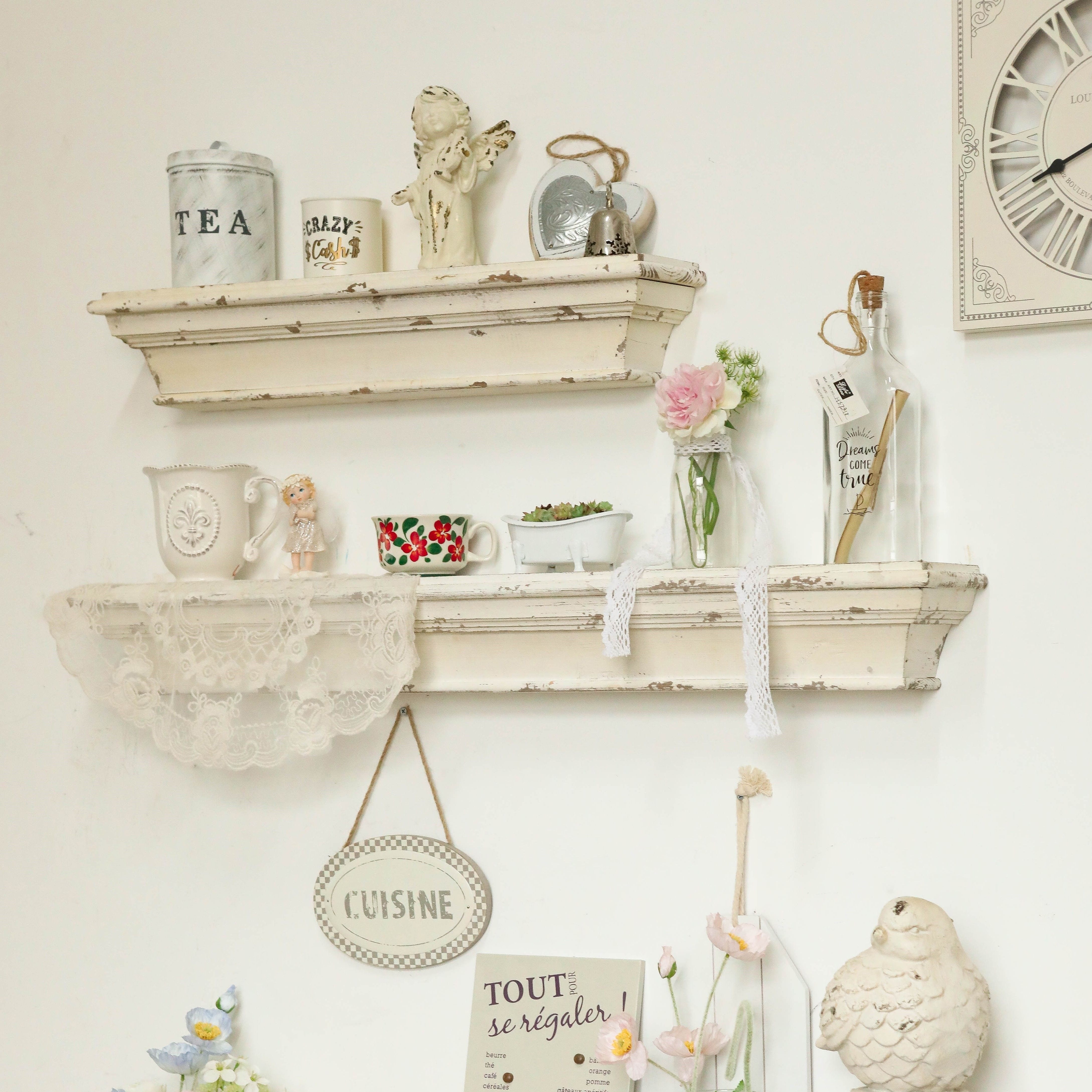 Set of two-layer boards, retro - đánh giá và giá Home Goods Bathroom Sets