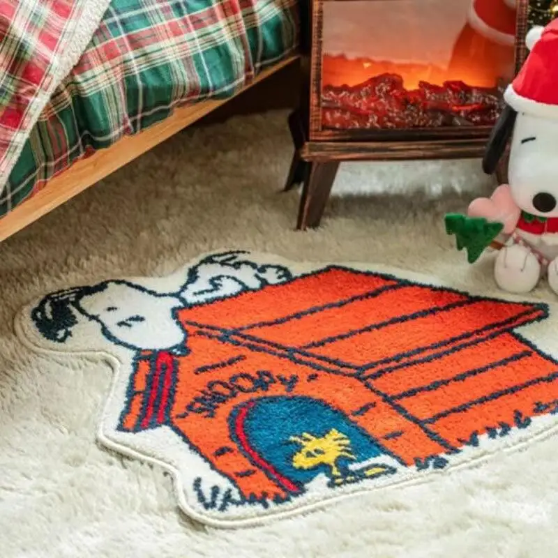 Lovely Snoopy Cartoon Floor Ma - đánh giá và giá Home Bathroom Door