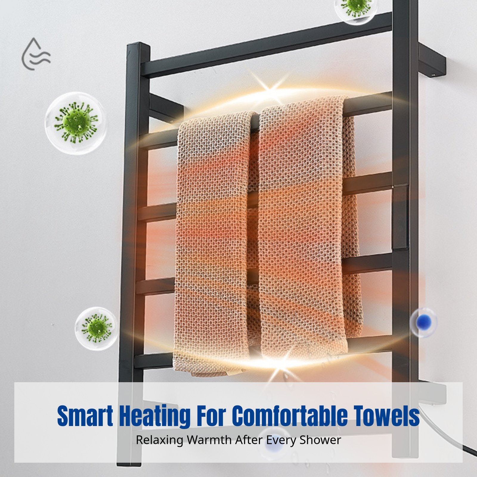 Smart Electric Towel Rack, Hea - đánh giá và giá Home Bathroom