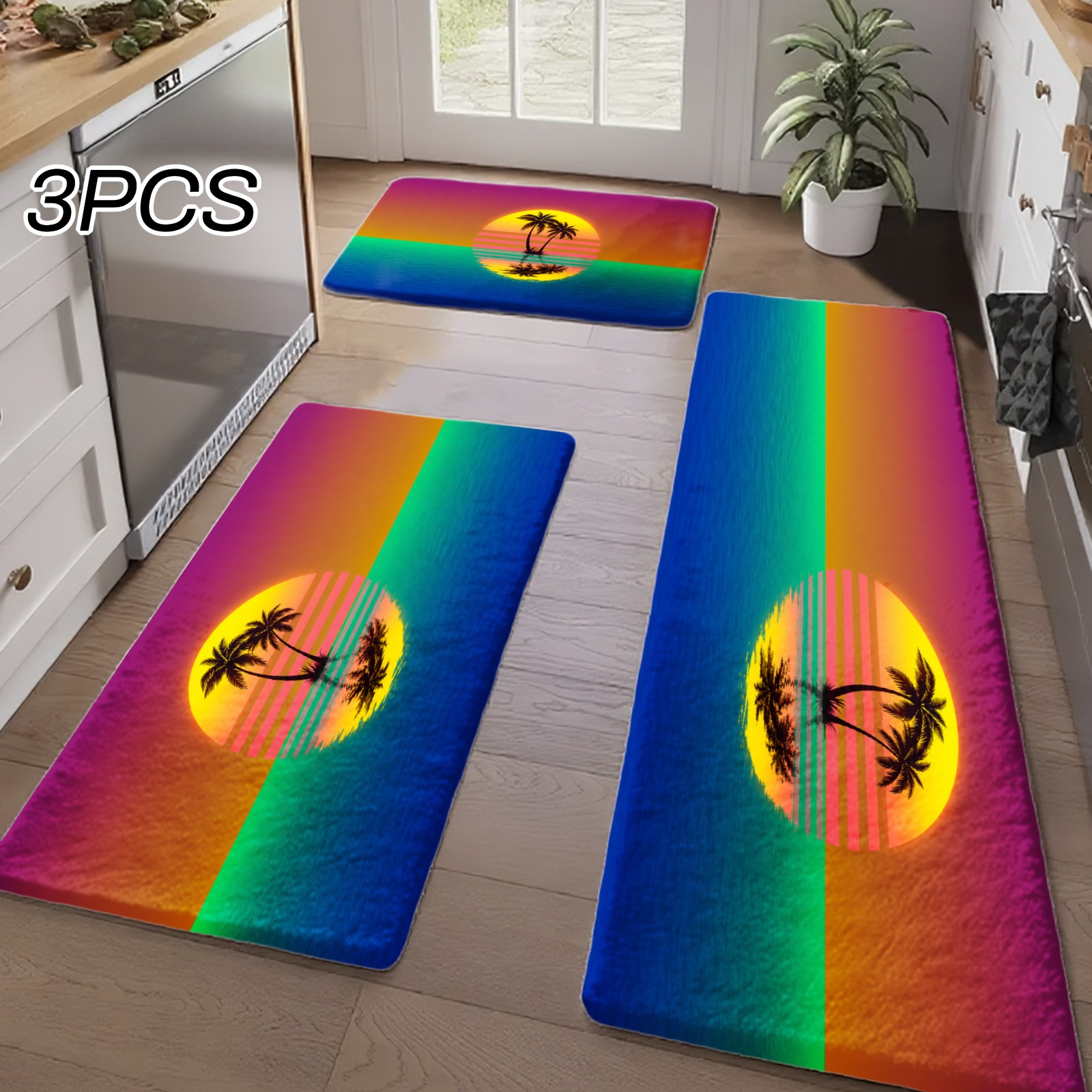3PCS Kitchen Rugs,Home Decorat - đánh giá và giá Home Bathroom Colors