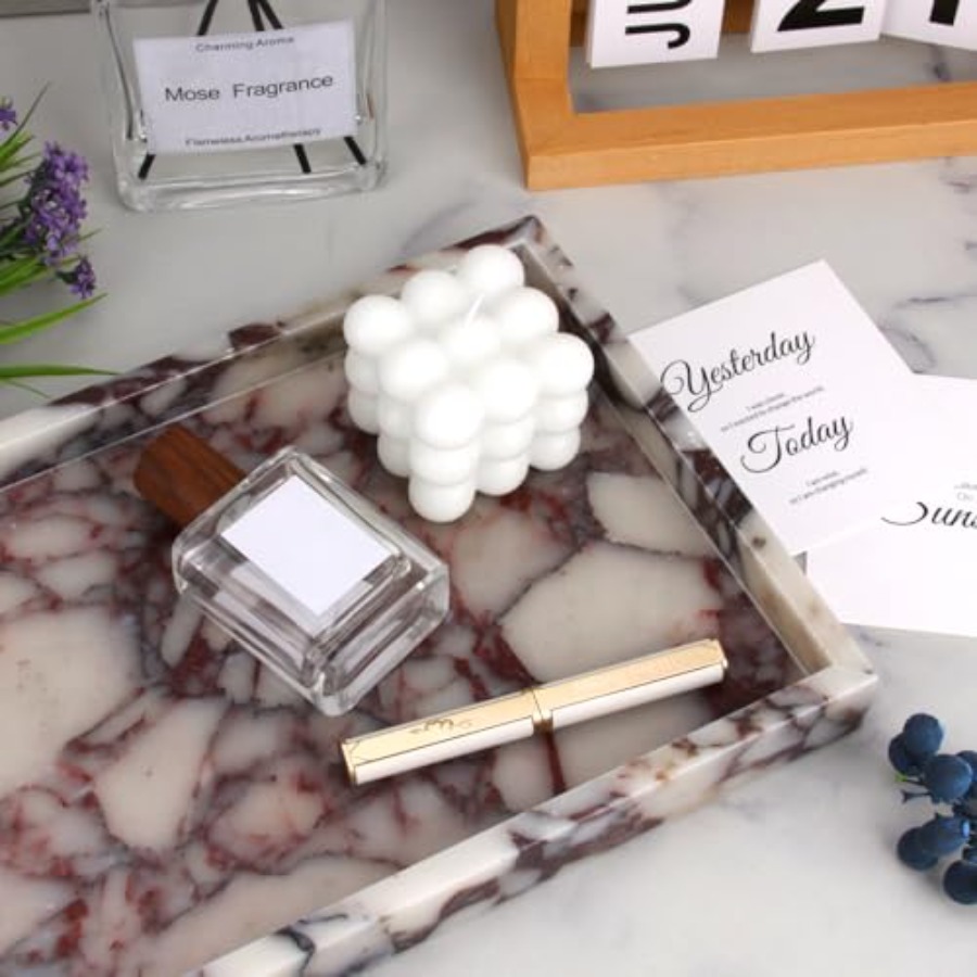 Marble Bathroom Vanity Tray, N - đánh giá và giá Home Bathroom
