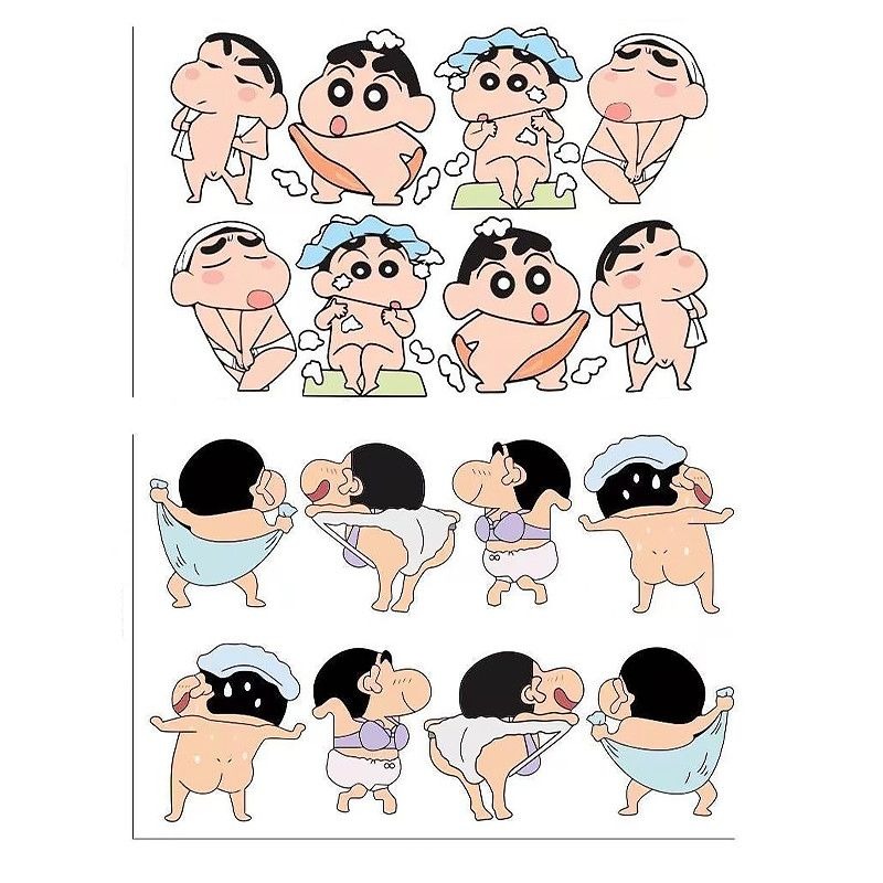 Crayon Shin-chan cartoon carto - đánh giá và giá Home Bathroom Wall Decor