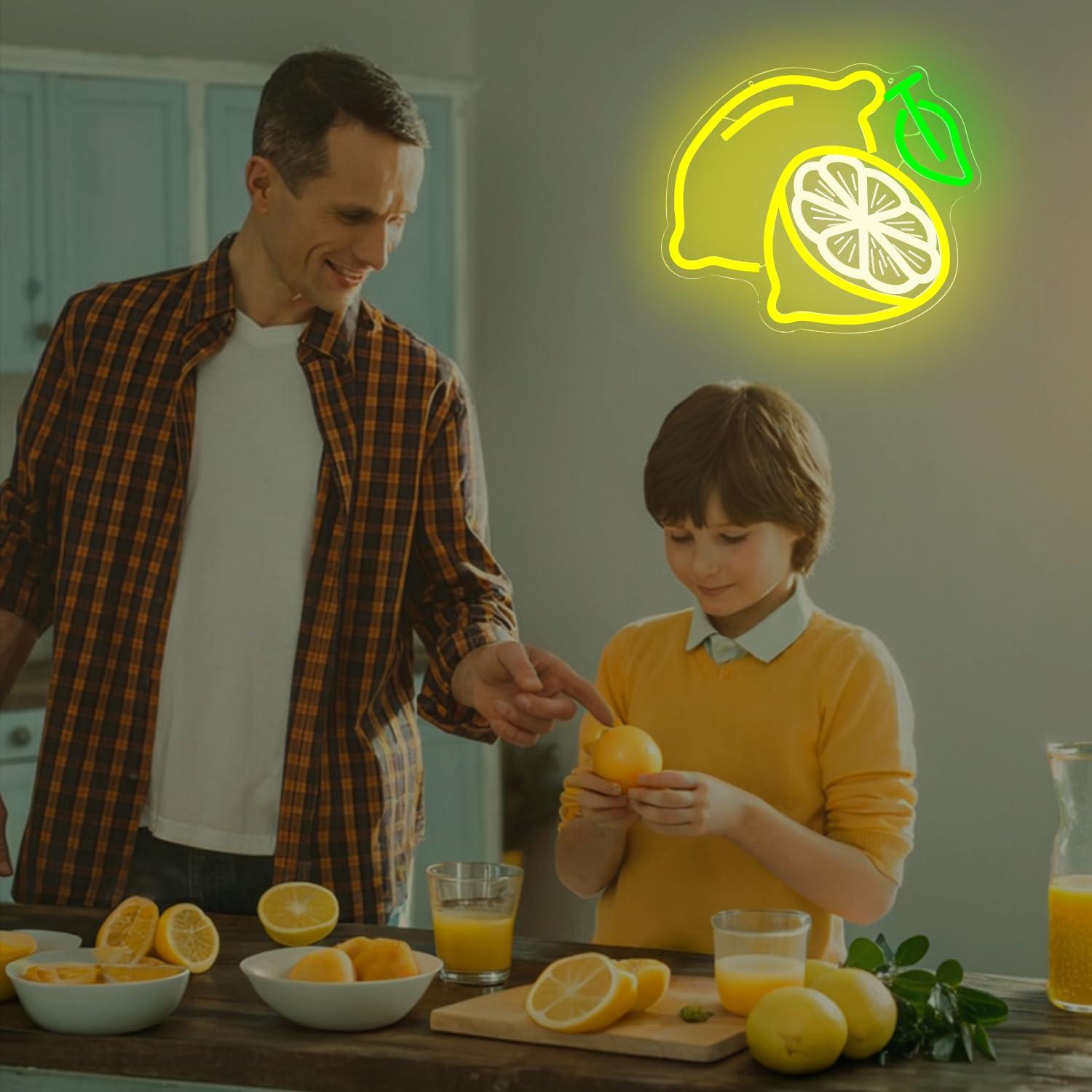 Lemon Neon Sign Dimmable LED L - đánh giá và giá Home Bathroom