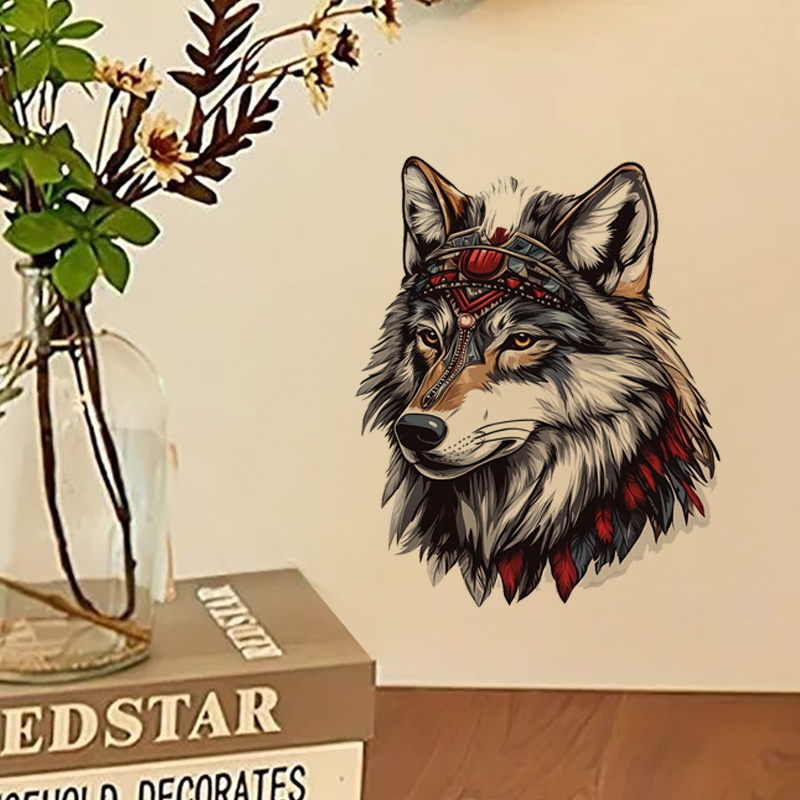 QT36# 1pc Cool Indian Wolf Sti - đánh giá và giá Home Bathroom Floor Tiles