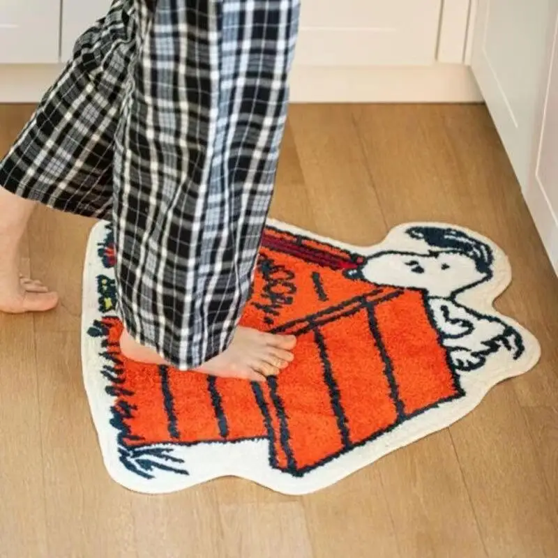 Cute Snoopy Cartoon Floor Mat  - đánh giá và giá Home Bathroom Door