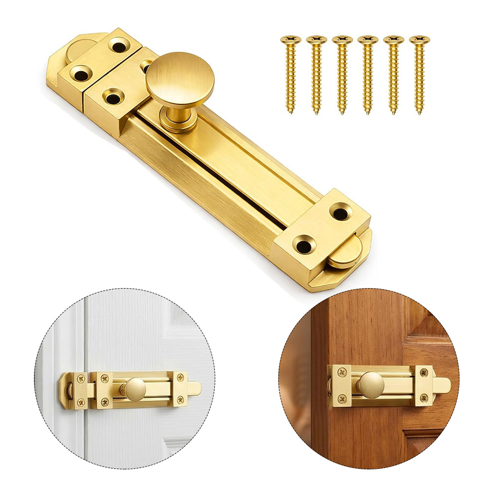 5 Inch Solid Brass Sliding Doo - đánh giá và giá Home Bathroom Door