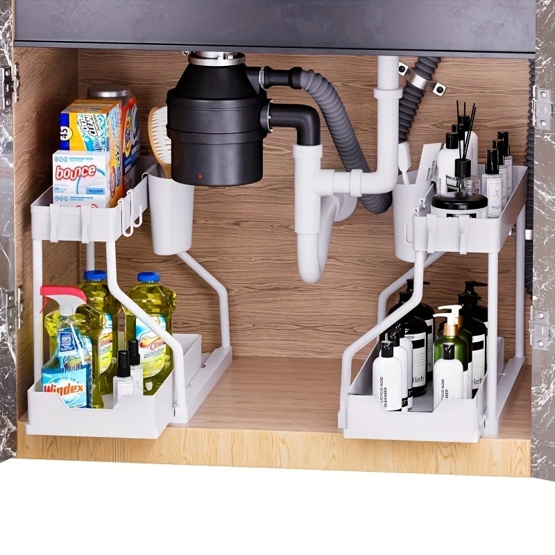 Under Sink Organizer Space Sav - đánh giá và giá Home Depot Bathroom Sink
