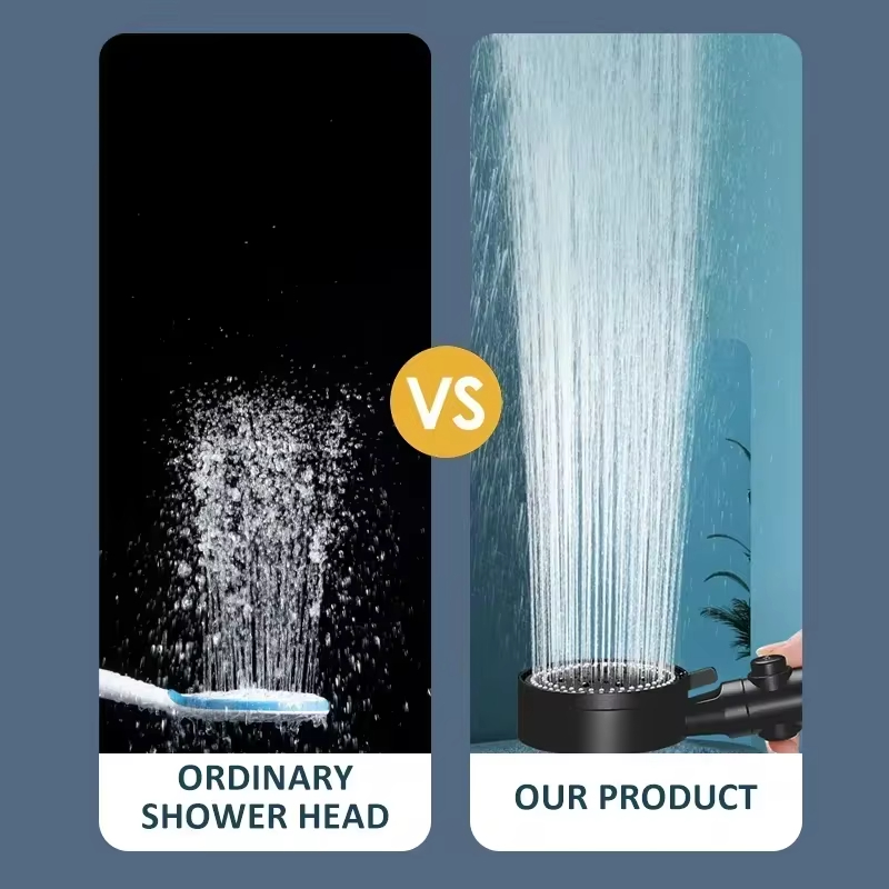 Pressure Boosting Shower Head  - đánh giá và giá Home Bathroom