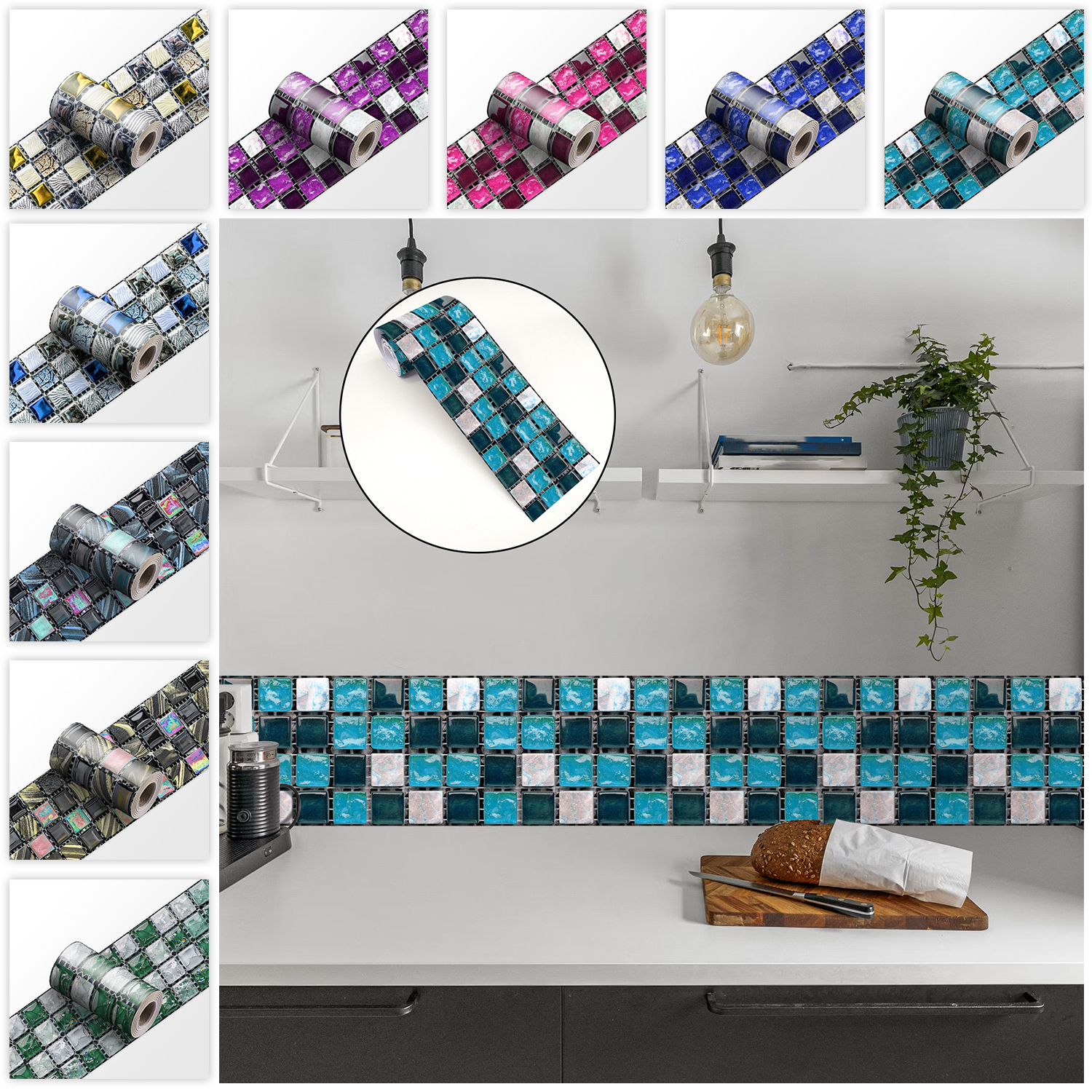 24 Styles 2D Mosaic Tiles Wall - đánh giá và giá Home Bathroom Floor Tiles