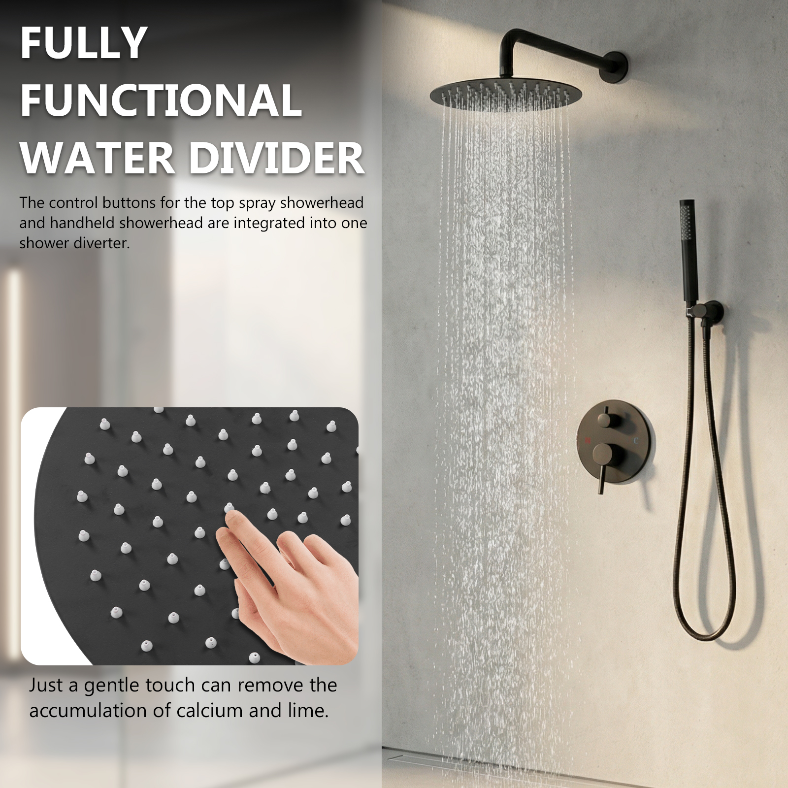 Ceiling Rainfall Shower Head S - đánh giá và giá Home Bathroom