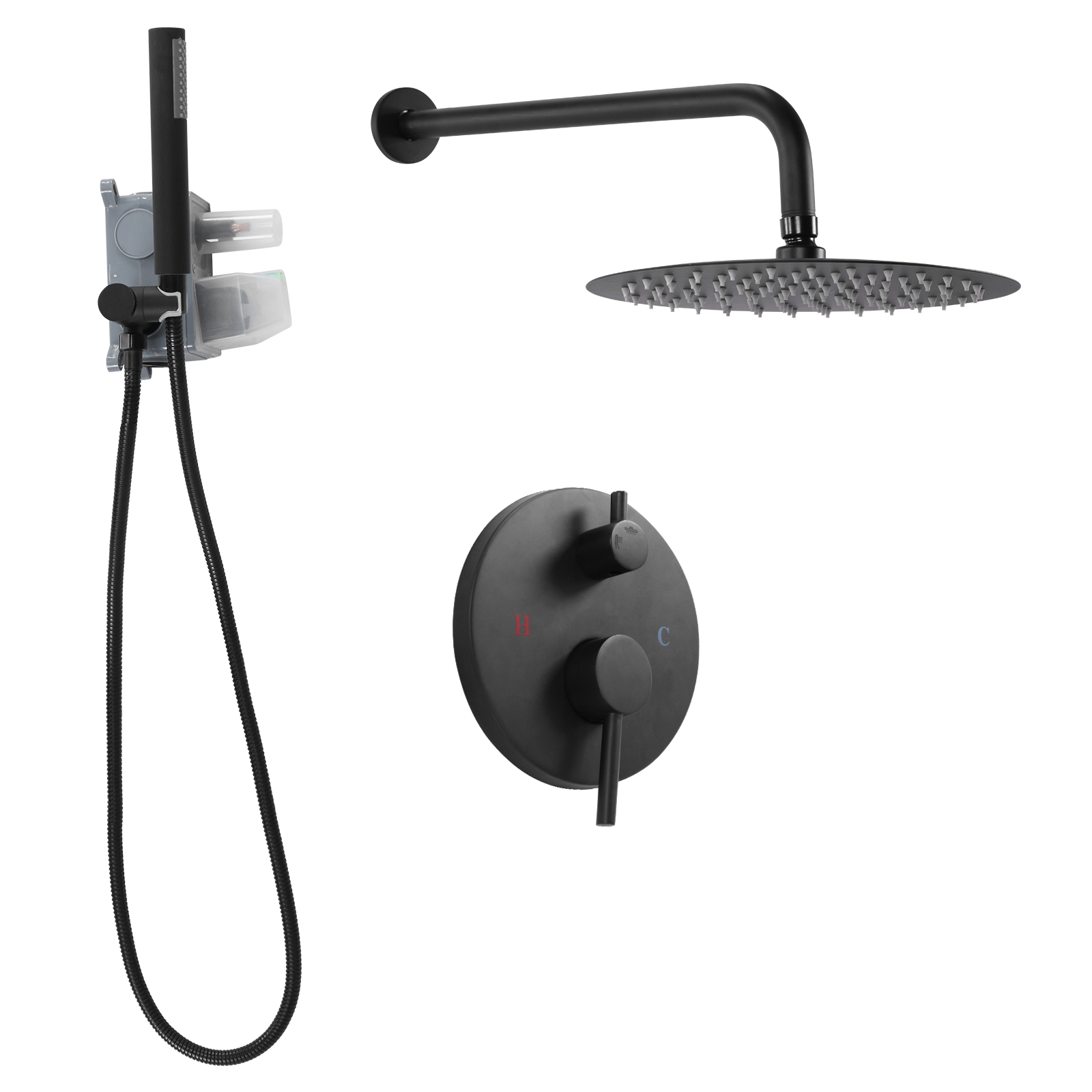 Ceiling Rainfall Shower Head S - đánh giá và giá Home Bathroom