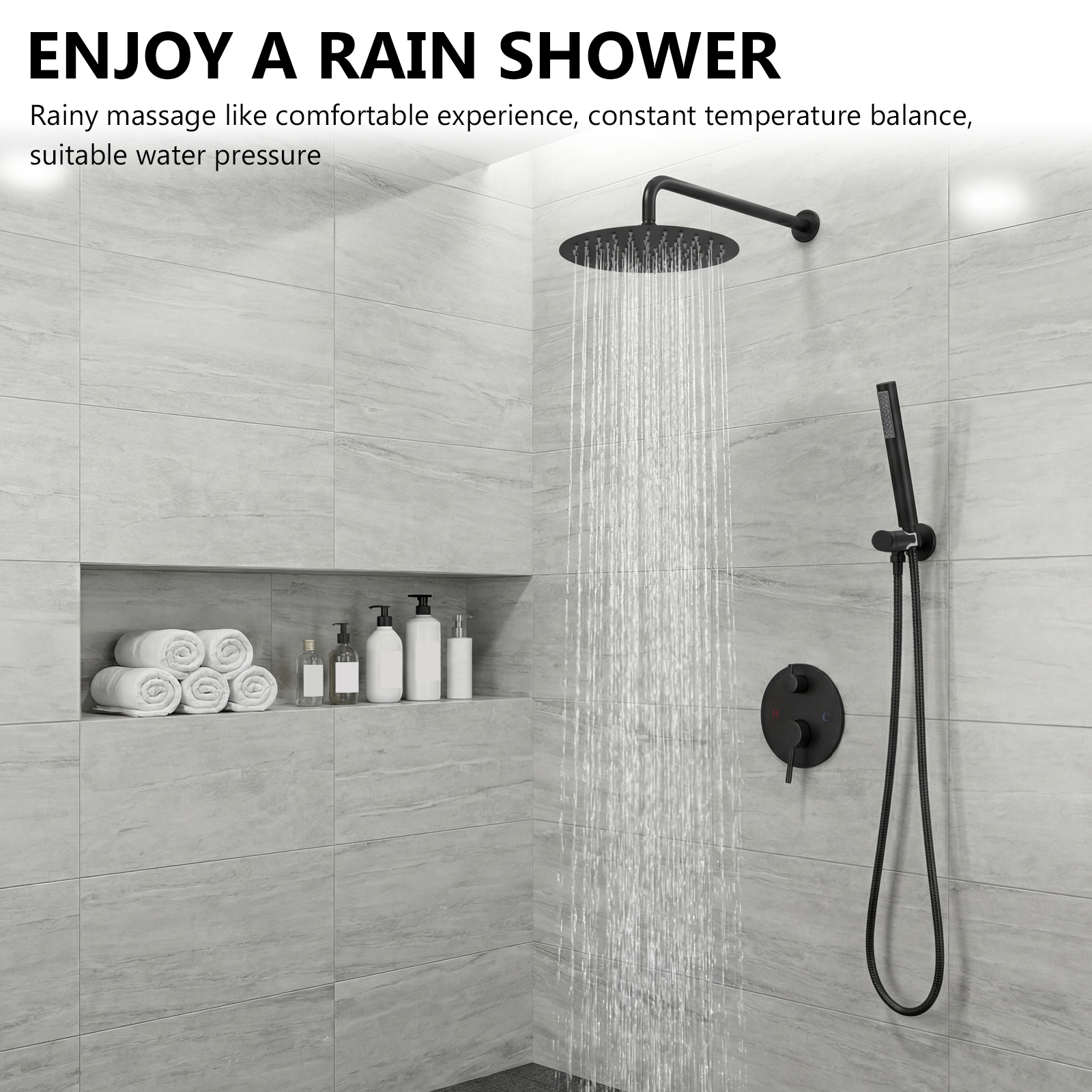 Ceiling Rainfall Shower Head S - đánh giá và giá Home Bathroom