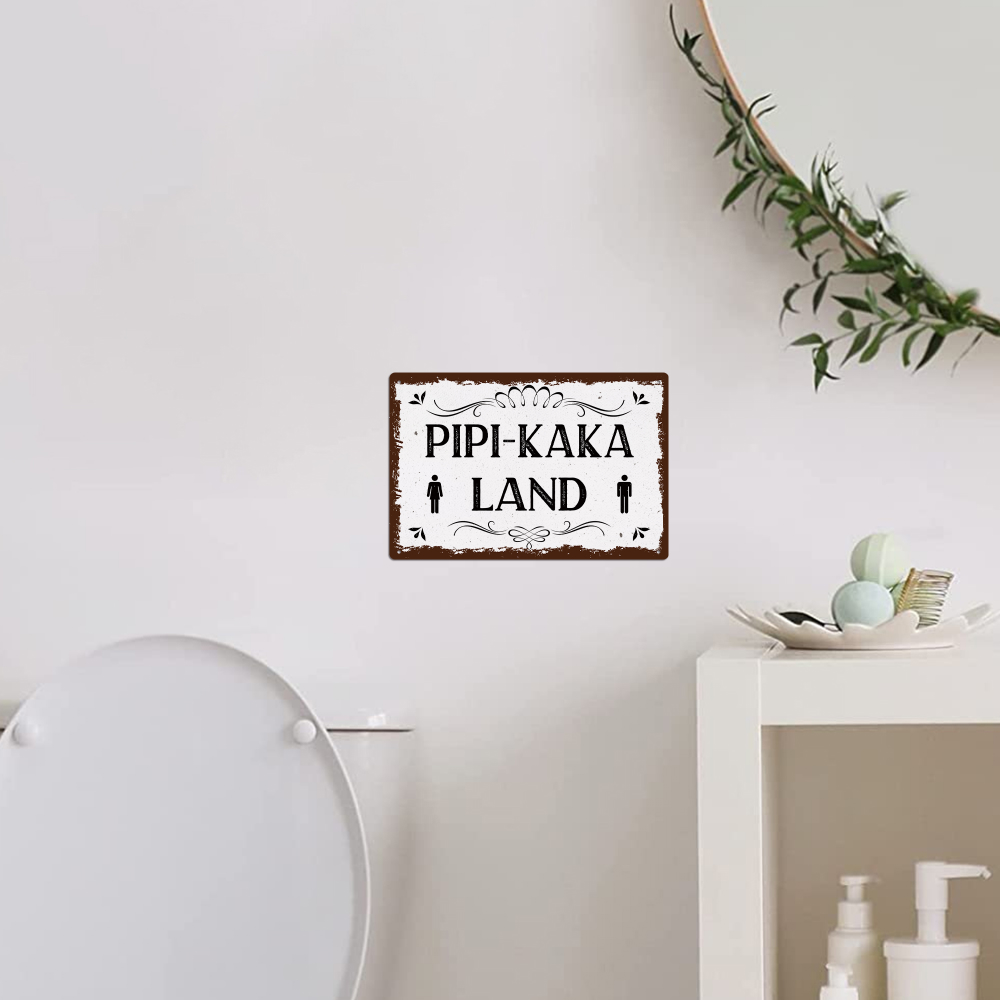 Putuo Decor 1pc Vintage Metal  - đánh giá và giá Home Bathroom Wall Decor