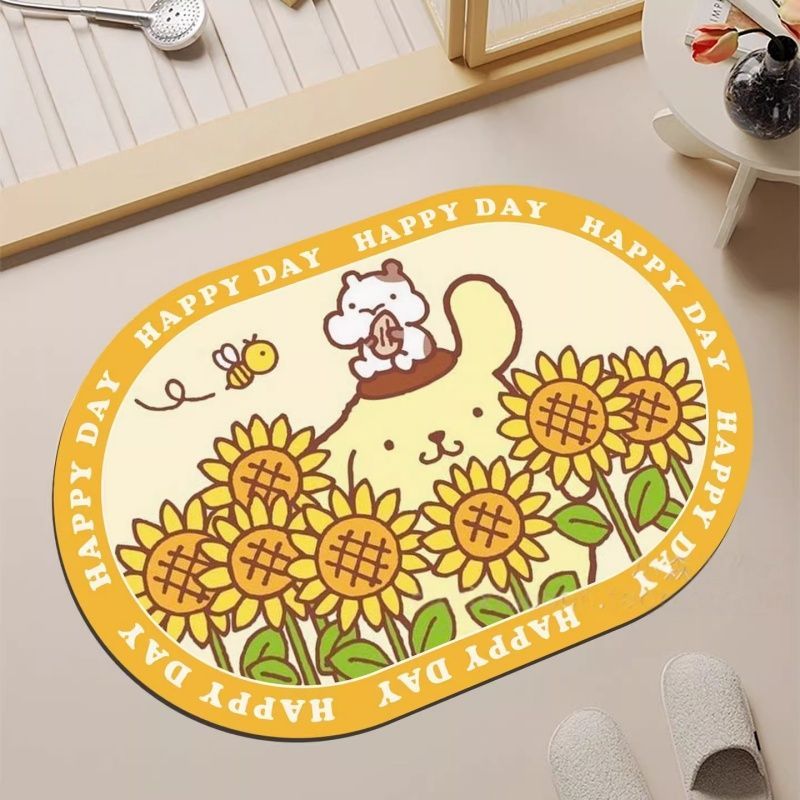 Pudding Dog Inspired Bath Mat  - đánh giá và giá Home Goods Bathroom Sets