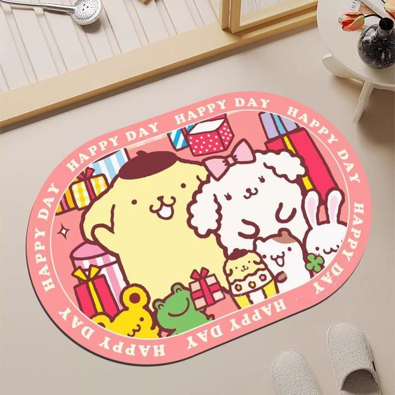 Pudding Dog Inspired Bath Mat  - đánh giá và giá Home Goods Bathroom Sets