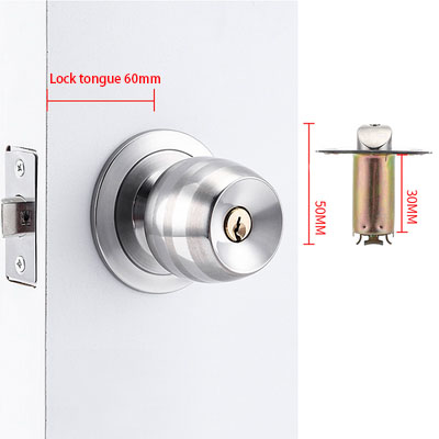 Stainless Steel Golden Round B - đánh giá và giá Home Bathroom Door